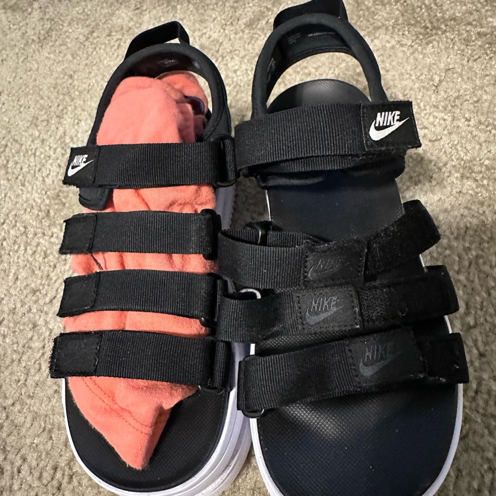 Nike Icon Women's Black Platform Sandals| Baddie | Sporty - Picture 9 of 11
